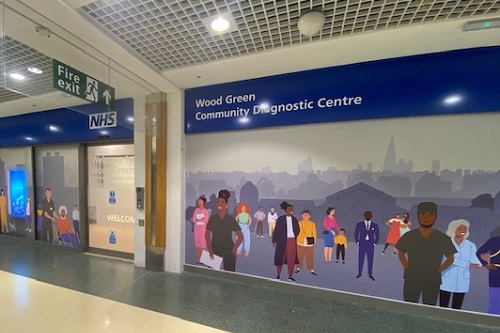 Wood Green Community Diagnostic Centre (CDC) front entrance Wood Green Community Diagnostic Centre (CDC) front entrance